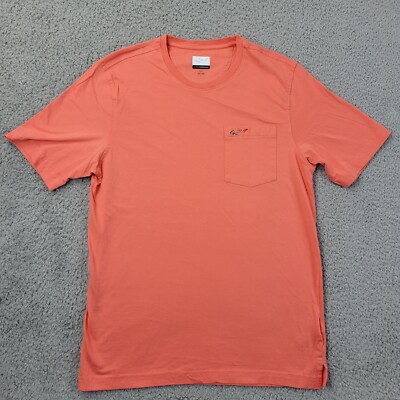 Orange Greg Norman Short Greg Norman Shirt Mens Small Orange Logo