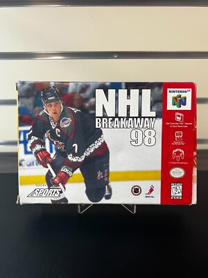 NHL Breakaway '98 (Nintendo 64) opened box Complete with Manual!