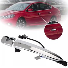 Front Left (Driver) Side Door Handle For Nissan 2013-2018 Sentra S, SL, SR, SV