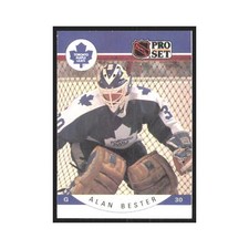 1990 Pro Set Allan Bester Toronto Maple Leafs #275