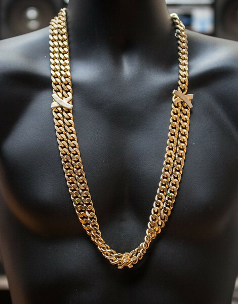 designer gold chain belt