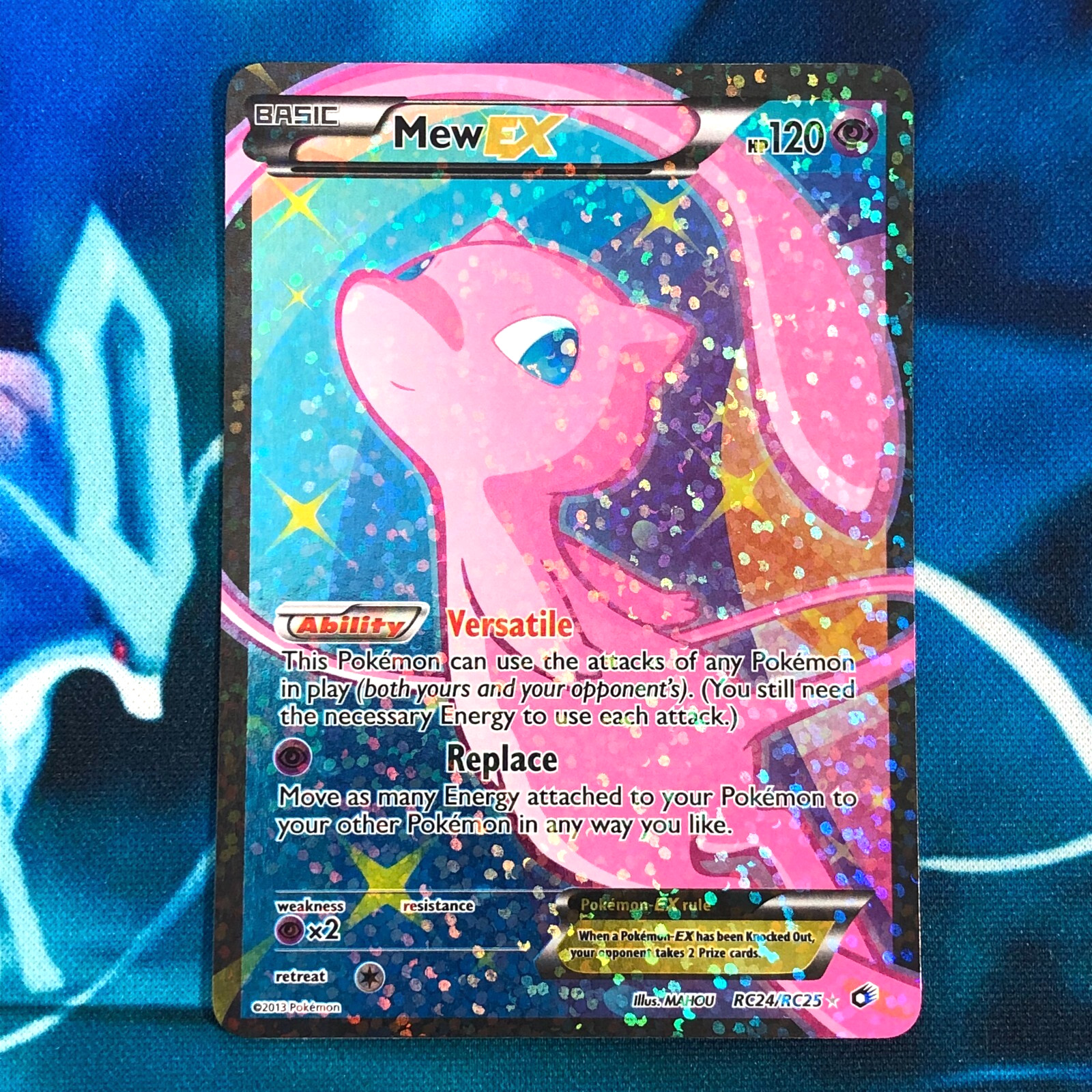 Mew EX - RC24/RC25 - Full Art Legendary Treasures - Pokemon Card - MP