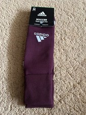 Adidas Team Speed Pro Soccer OTC Socks Maroon White Medium 1 Pair