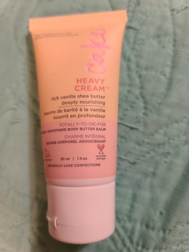 CAKE BEAUTY Burro Corpo Lenitivo Intenso Nutriente alla Vaniglia Ricco Karitè, 30ml-1 oz