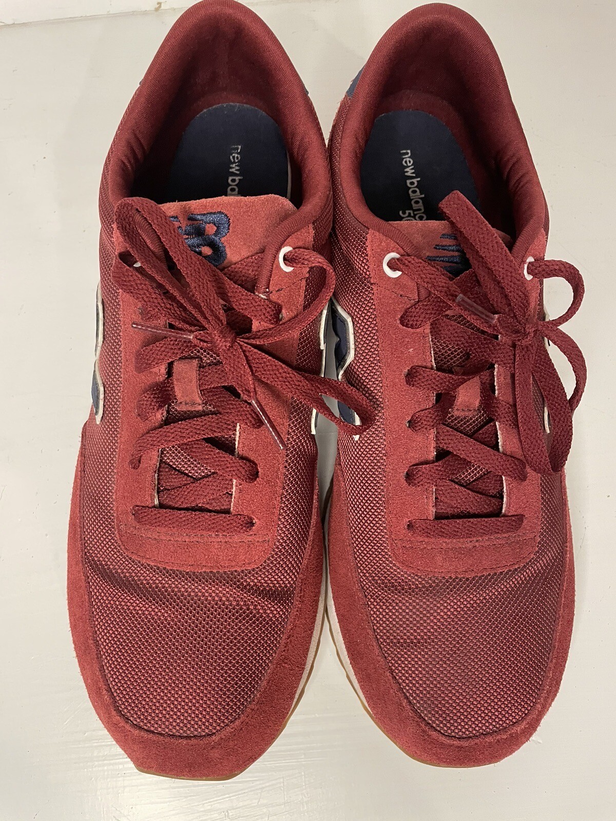 SAOLA Scarpa New Balance 501 Ripple Sole Rosso Navy Uomo Tg 13 Ottime Condizioni