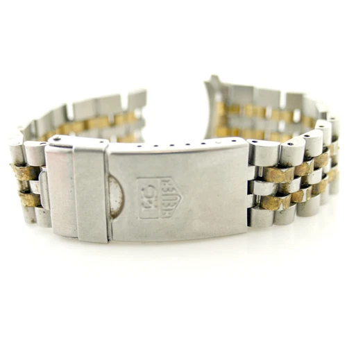 TAG HEUER 1500 SERIES 2-TONE GOLD PLATED + S.S. MENS FULL BRACELET MODEL 202/3