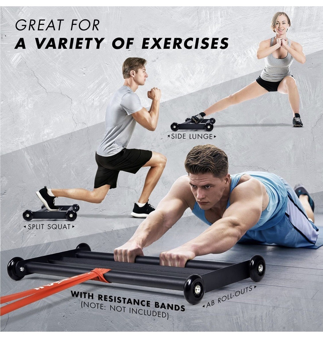 Glute Hamstring AB Roller - Attrezzo Per Allenamento Addominali E Glutei, Multifunzionale Ed Efficace - Foto 12