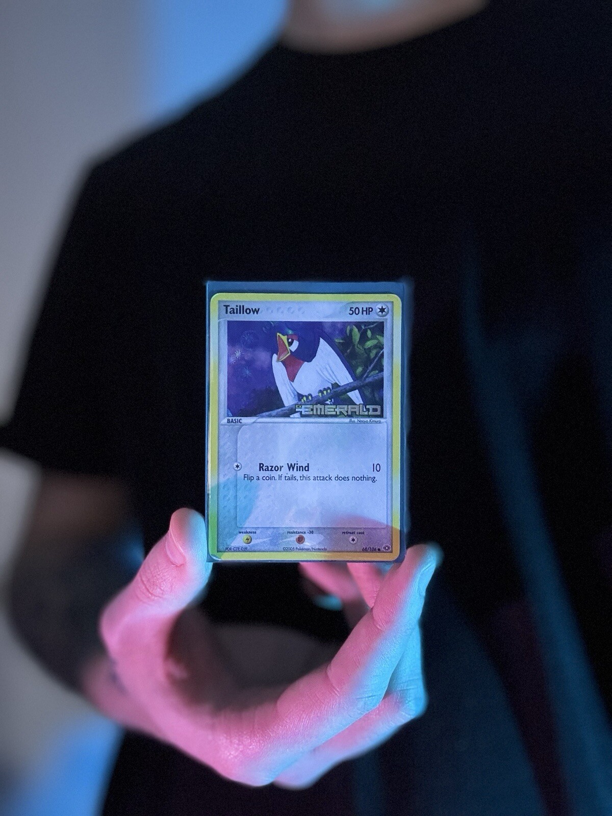 Taillow 68/106 EX Emerald Pokemon Card Reverse Holo Foil Rare LP