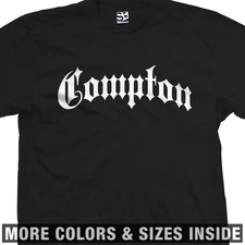 Compton Gothic Shirt | Old English Style NWA Straight Outta | All Size Colors