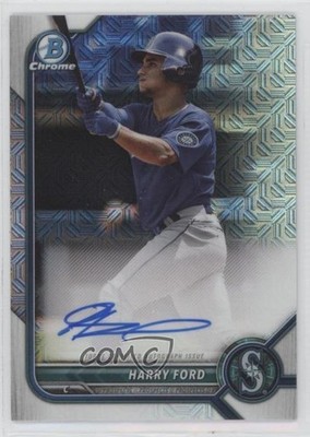 2022 Bowman Mega Box Chrome Mojo Harry Ford #BMA-HF Auto 0u56