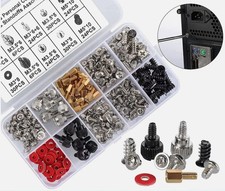 228Pcs Computer Screws Kit for DIY  Repair,PC Motherboard Standoffs Spacers Set