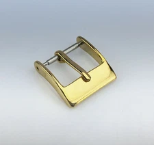 12mm Gold-Plated WATCH Strap Band BUCKLE