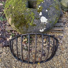 Vintage Large Wall Iron Hay Rack Horse Feeder Farm Stable Garden Planter 30kg