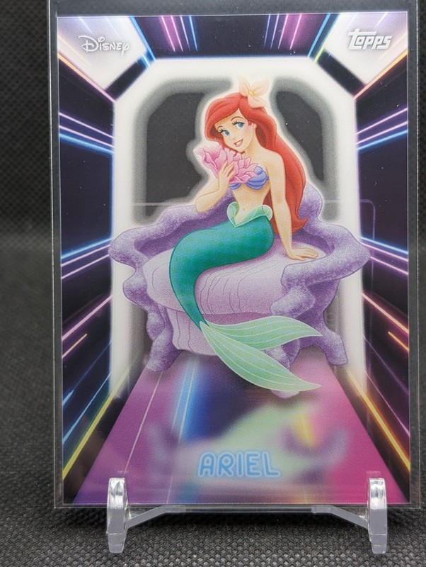 2025 Topps Disney Neon Ariel Neon Lights #NPL3 (NS271)