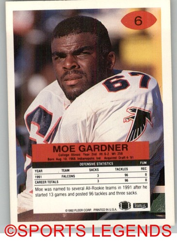 1992 Fleer NFL #1-100 - Picture 13 of 201