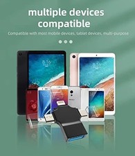 USB OTG Adapter 3in1 USB-A 3.0 Female to Type C Micro 3 in 1 OTG 1 Pack