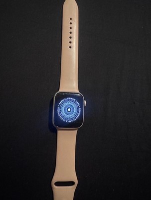 Apple Watch Series 8 45mm Midnight Aluminum Case with Sport Band, M/L (GPS +...