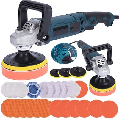 Set Profi Poliermaschine Polierer Poliergerät Schleifmaschine Auto Politur 1600W