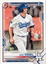 2021 Bowman Prospects #BP-59 Jake Vogel Los Angeles Dodgers