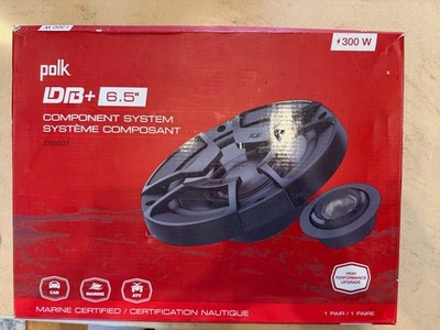Polk Audio DB6502 6-1/2'' 300 Watt Complete Component Speaker Package Brand New