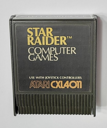 Cartucho de juego Star Raider Atari 400/800/XL/XE probado Star Raiders