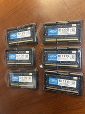 Crucial 48GB of 8GB DDR3 10600 MHz PC3-1333 SODIMM Laptop (CT4GS1333M.M16FM)