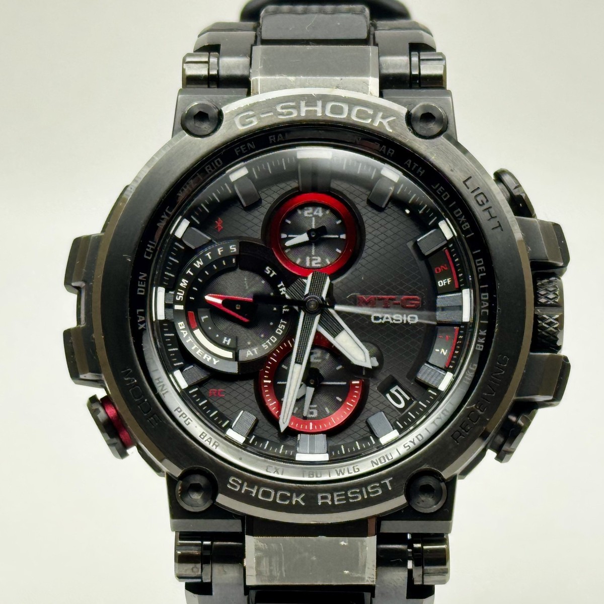 CASIO G-SHOCK MT-G MTG-B1000B-1AJF Bluetooth Solar Radio Black IP