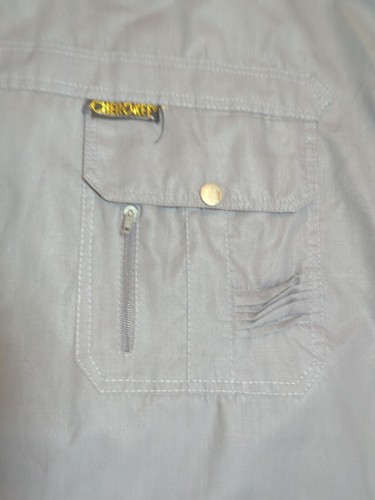 Cherokee Vintage Mens Snap Button Short Sleeve Shirt 1980's Large - Picture 2 of 11