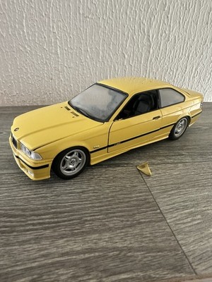 UT Models 1:18 yellow BMW E36 M3 3 Series spares / parts | eBay