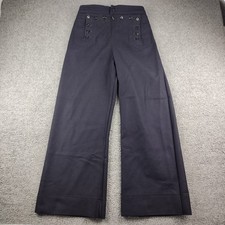 Vintage US Navy sailor pants with a 13-button Wool Wide Leg Inseam 29