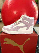 7Y PUMA  Rebound Layup White/Pink Colorblock ...