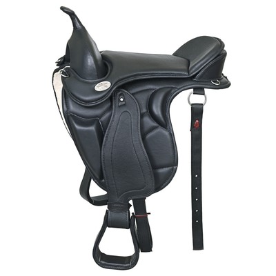 57HS 17 In Horse English Treeless Saddle Hilason Endurance Trail Leather