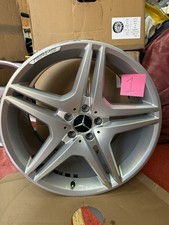 MERCEDES E S CLASS W221 1 20" GENUINE AMG DIAMOND CUT ALLOY WHEELS ALL 4 ALLOYS!