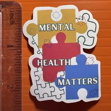 Mental Health Matters Sticker Mental Health Awareness