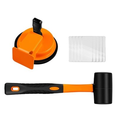 Heavy Duty Flooring Installation Tool With Adhesive Pad Floor Plank Fixing
