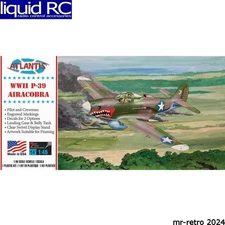 Atlantis Models H222 P-39 Bell Airacobra WWII Fighter 1/46 Model Kit
