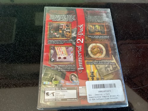 NEW Vampireville/Vampire Brides Love Over Death Immortal 2 Pack PC CD-ROM Game - Picture 2 of 3