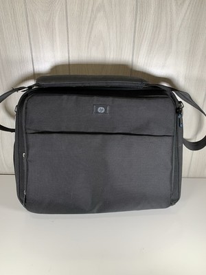 HP Soft Shell Laptop Messenger Bag Black Computer Briefcase Pad Shoulder Strap