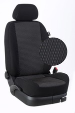 Fiat Punto 199 Maß Sitzbezüge Schonbezüge Komplettset: Brilliant-schwarz