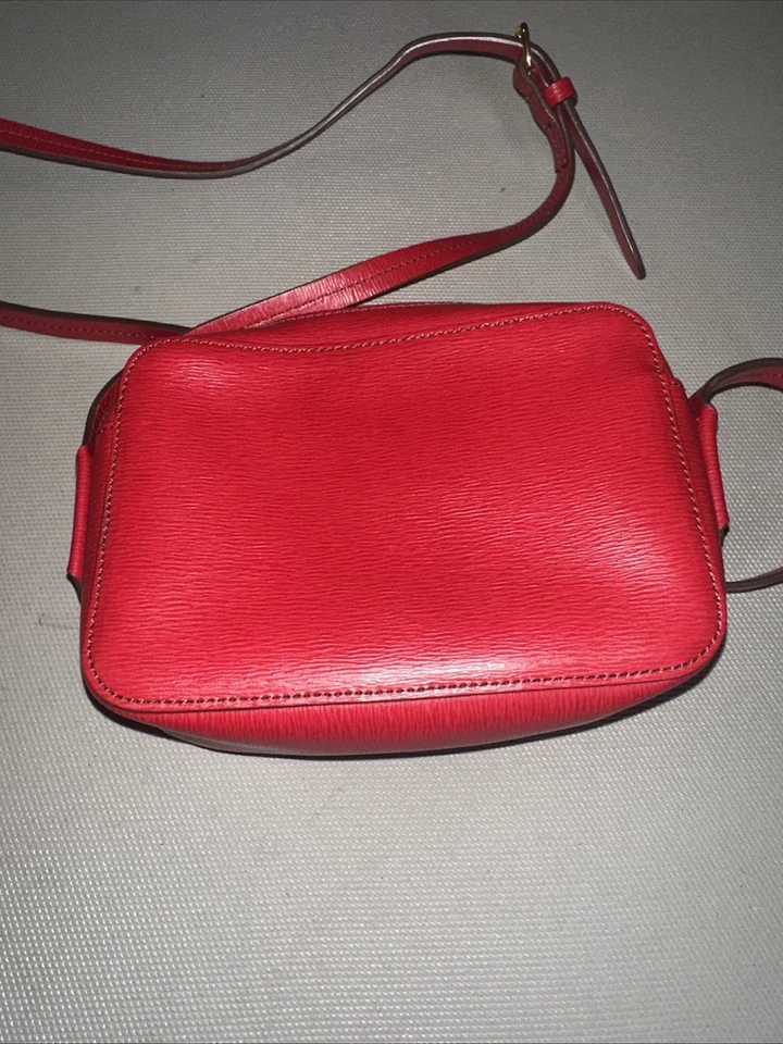 Bolso cruzado pequeño Ralph Lauren Lauren R.L.L rojo Foto 4 de 4