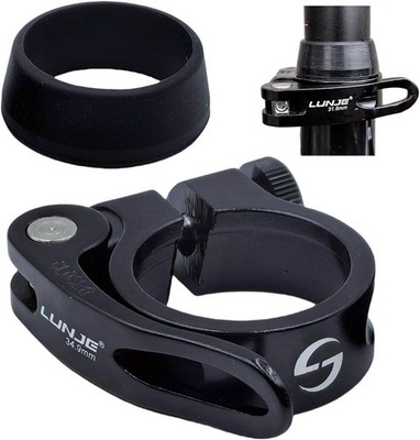 Fahrrad Sattelstützenklemme 28,6 31,8 34,9 mm Alu Schnellspanner leicht MTB Best