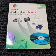 Pinnacle DVD Maker Deluxe Capture Hardware Transfer DV & VHS To DVD Sealed