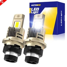 AUTOONE D2S D2R LED Headlight Bulb Replace HID Xenon Super White Conversion Kit