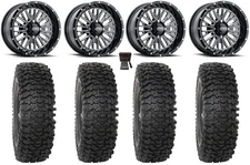 ITP Momentum 15" Wheels Milled 37" RC500 Tires Can-Am Commander Maverick