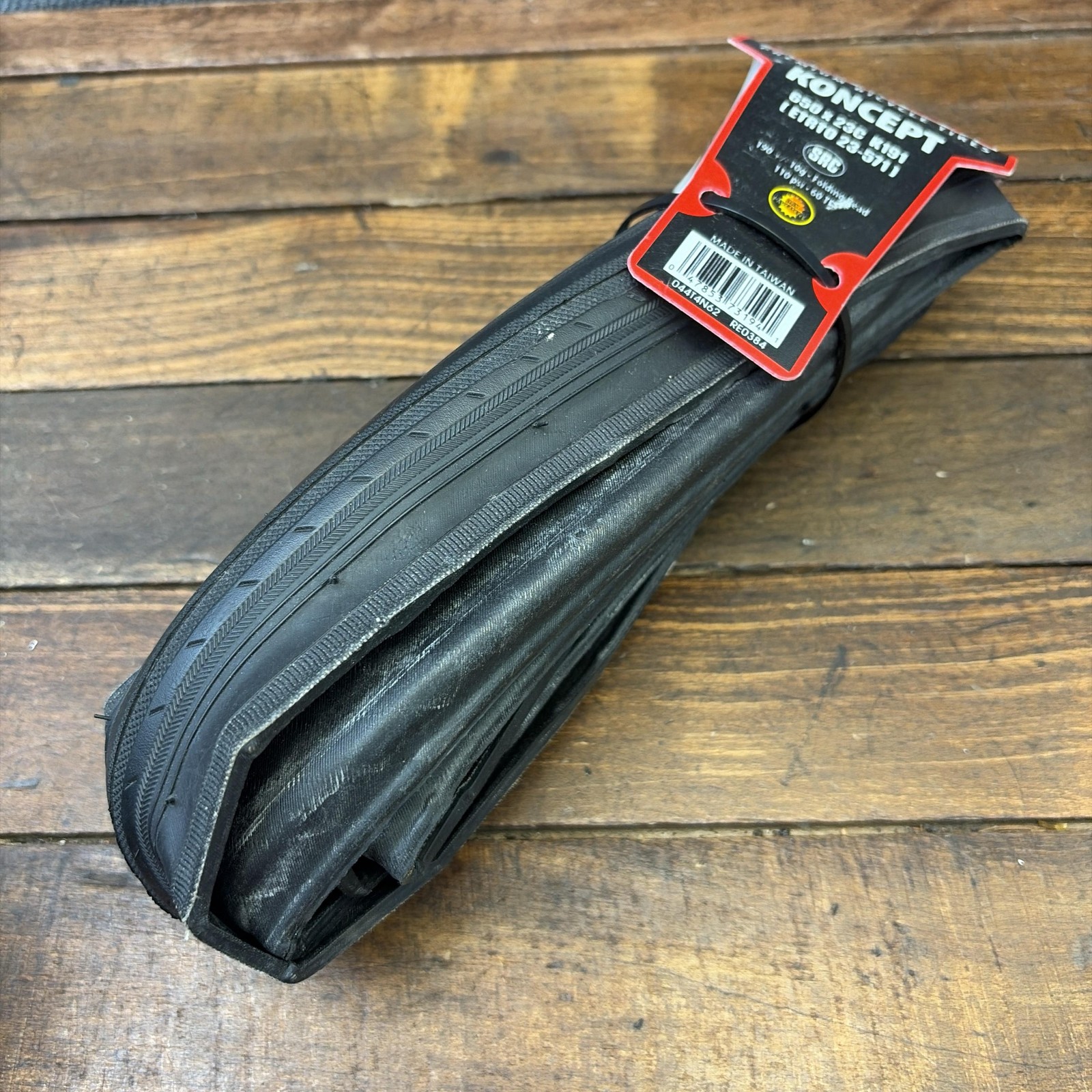 Kenda Koncept Lite Tire 650x23C 650C Black Road Clincher Fol