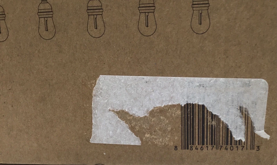 Cadena de luces de filamento LED solares Westinghouse 10 luces 18 pies - nueva caja abierta Foto 4 de 4