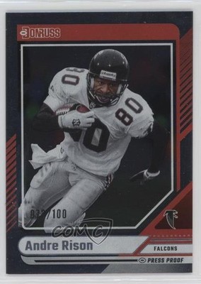 2024 Panini Donruss Silver Press Proof 72/100 Andre Rison #222 1ip7