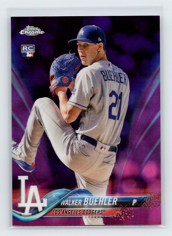 2018 Topps Chrome Update - Walker Buehler #HMT19 Pink Refractor (RC) Dodgers