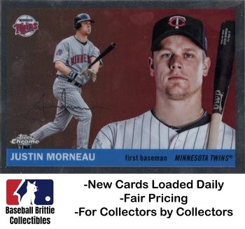 2025 Topps Chrome Platinum Justin Morneau #375 card