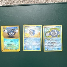 Pokémon Poliwhirl Poliwrath Holo Nintendo 2002 2004 Card Lot